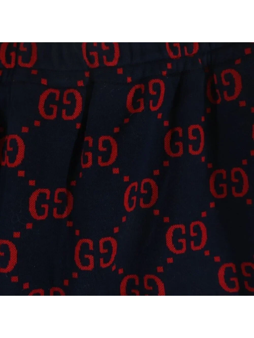 Gucci GG Jacquard Jersey Shorts Allover Navy
